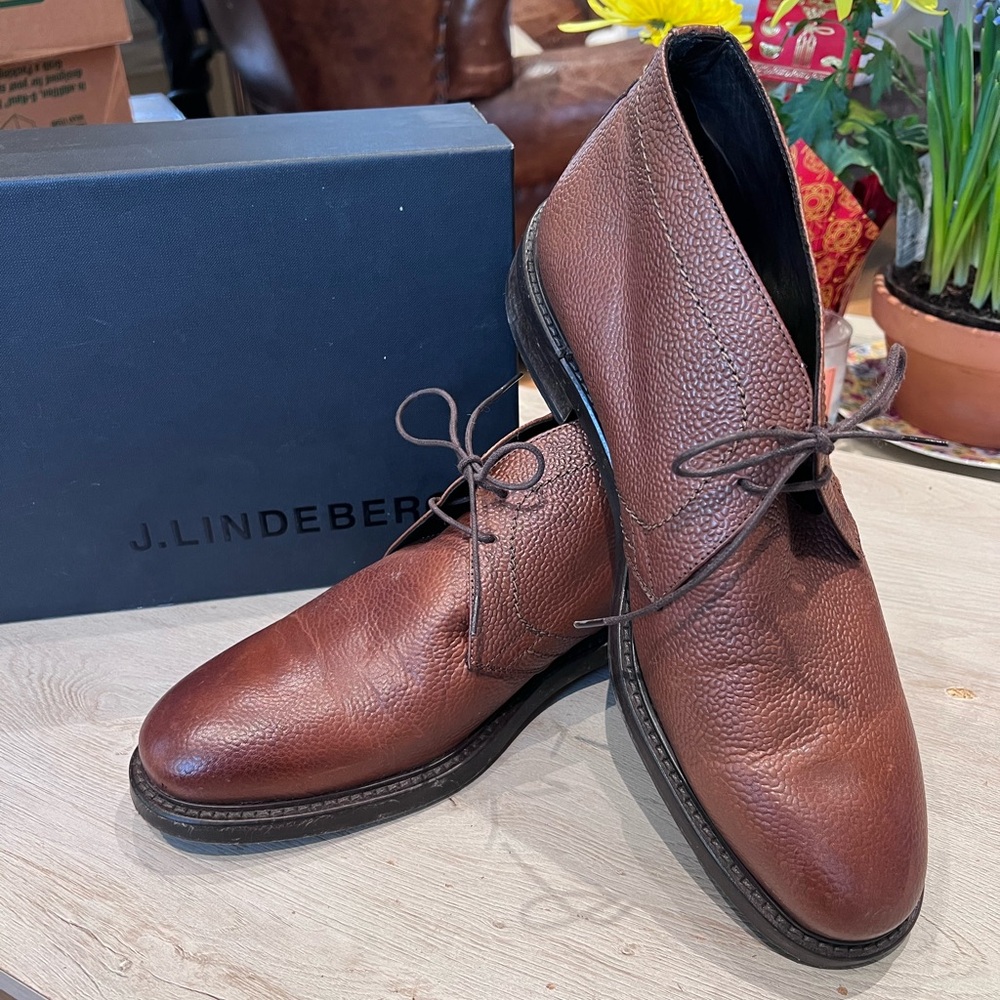 Men’s ankle boot grained leather